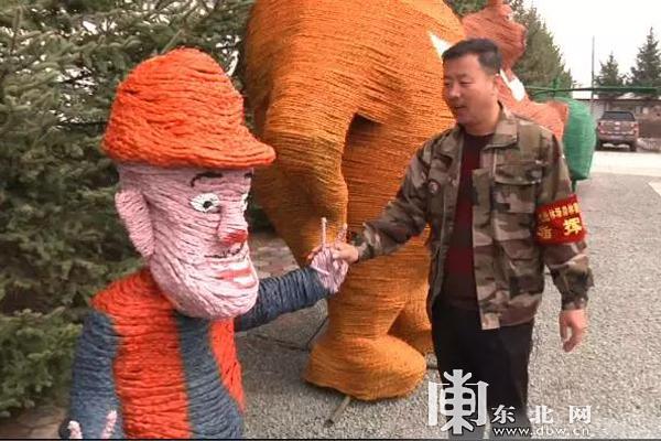 奥特曼海绵宝宝光头强（绥棱义气松实验林场海绵宝宝光头强 柳编编出致富路）