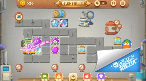 保卫萝卜3工厂第19关攻略 魔法球的天下