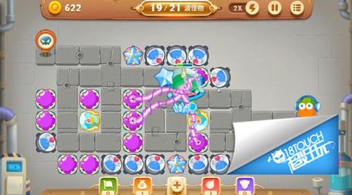 保卫萝卜3工厂第19关攻略 魔法球的天下