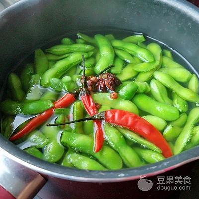 盐水毛豆的做法