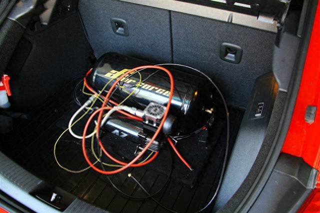 经典甲壳虫避震改装,非常少见的气动避震,带来不一样的感觉,