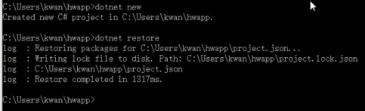 在Windows系统搭建.NET Core环境并创建运行ASP.NET网站