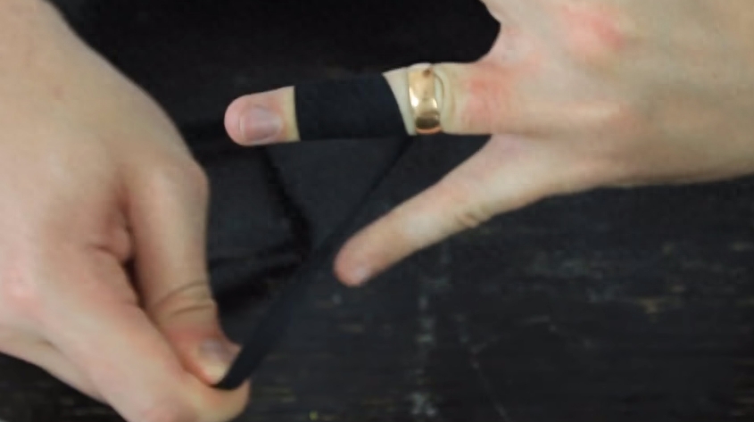 只需将一条橡筋绕在手指上,眨眼间就能取下套牢的戒指