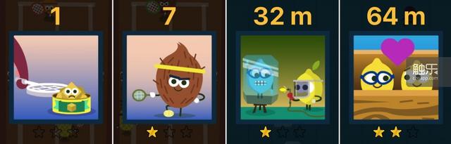 谷歌doodle上的奥运会水果小游戏