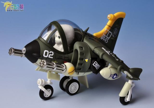 78官测：亿辉模型 合金弹头1/35海鹞式战斗机