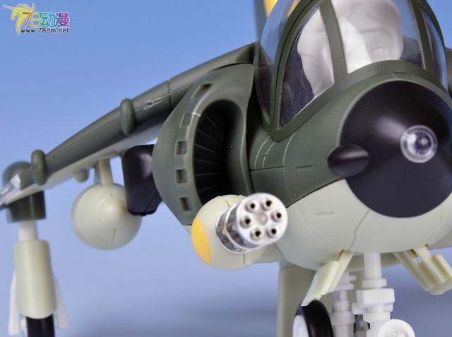 78官测：亿辉模型 合金弹头1/35海鹞式战斗机