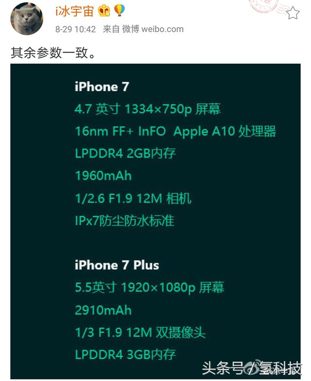苹果7plus参数（iPhone77Plus具体参数曝光）