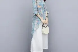 35—55岁女人，夏天多穿这样的套装，气质美嫩，也特别显瘦年轻图片