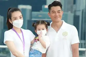 郭富城女儿正面照曝光，集齐父母优点超可爱，郭富城满脸慈祥图片