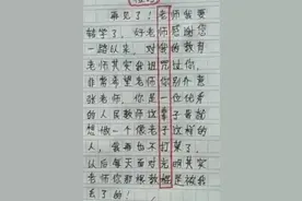 小学生被罚写检讨书，字里行间却“暗藏玄机”，老师：重写图片