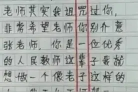 小学生被罚写检讨书，字里行间却“暗藏玄机”，老师：重写图片