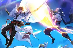 王者同人漫：曜终于见到了偶像李白！但是他却认为这只是个冒牌货图片