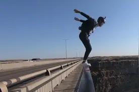 我27岁，追求刺激玩翼装，遇上伞绳缠绕，6次切断主伞用备伞图片