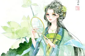 古风图片：一生一世一双人，半醉半醒半浮生。图片