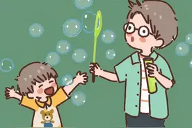 幸福的孩子，都有一个有趣的爸爸图片