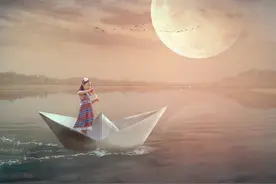 《纸船——寄给母亲》作者：冰心 朗诵：陈思雨图片