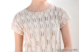 「针织图解」清爽的夏季短袖衫，图案组合的漂亮图片