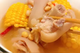 猪蹄汤，猪蹄汤图片