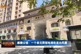 麒麟公馆：一个单元两部电梯轮流出问题图片
