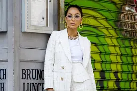 当下最时髦的混搭套路“西装短裤”了解一下图片