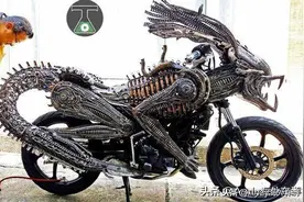 异形、黑豹、昆虫，盘点那些回头率爆表的怪异改装摩托车图片