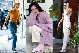 谁说便宜没好货？百元Converse帆布鞋就是例外！明星潮人都在穿图片