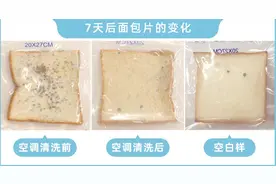 被空调风吹过的面包竟然发霉了，你无法想象家里的空调有多脏图片