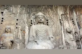 中国洛阳龙门石窟佛像图片