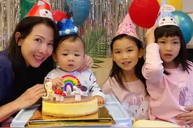蔡少芬晒照庆儿子鱼蛋1岁生日，圆脸像爸爸张晋，幸福直言想流泪图片