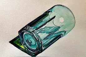 他将透明质感绘画得出神入化！看水彩画、听玻璃的故事图片