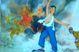 彩色故事连环画《抗日小英雄》图片