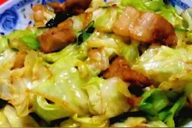卷心菜炒肉，香炒豆皮，五香带鱼这几道家常菜的做法图片