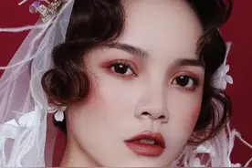 高级厌世慵懒妆容写真丨只因在风中 聚散不由你我图片
