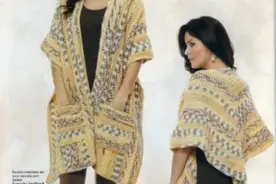 「针织作品」30款适合全家的简约时尚的口袋围巾，人人值得拥有图片