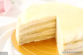 榴莲千层蛋糕图片
