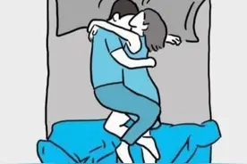 熄灯后，夫妻同床的五种睡姿，暗示着夫妻的感情状态，别傻傻不懂图片