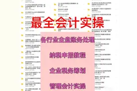 不要瞎找资料！最全最新的会计实操+账务处理！财务总监都佩服！图片