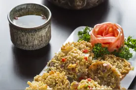 香煎藕饼，外酥里嫩，鲜香入味，超美味的家常菜，冬天吃超开胃图片