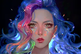 菲律宾画家serafleur美少女系列绘画插画作品珍藏2图片