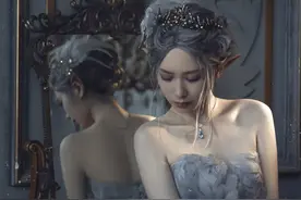 COSPLAY新高度，神还原冰公主绝世美颜与傲骨气质图片