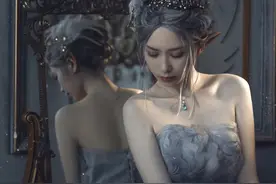 COSPLAY新高度，神还原冰公主绝世美颜与傲骨气质图片