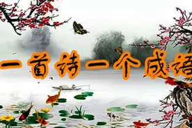 每天读一首诗记住一个成语，读诗的你一定会有远方121图片