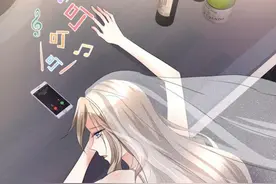 漫画：女子穿着婚纱酒吧醉酒，第二天醒来竟被别人带去领证图片