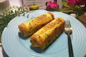 吐司又逆天了！！超级好吃的肉松芝士吐司卷来了图片