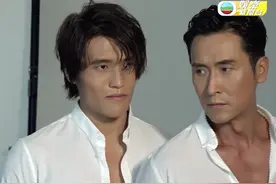 掂！TVB视帝马德钟父子档上阵吸金，儿子首次拍广告男人味十足图片
