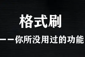 小小格式刷，作用大，提高效率全靠它图片