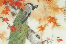 鸟语花香.刘墉 · 绘 ​ ​​​​ 绘画美图赏图片