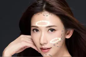 找到不同脸型的重点修容区域，轻松化出明星小V脸图片