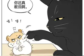 漫画：撸一撸，胖乎乎的小仓鼠图片