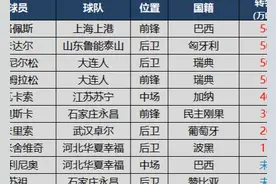 2020赛季中超新进外援盘点，共18名上港锋线成标王，4人自由转会图片
